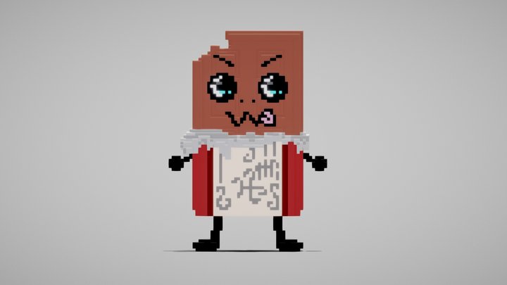 [FANART] Choco'to Boy-kun 3D Model