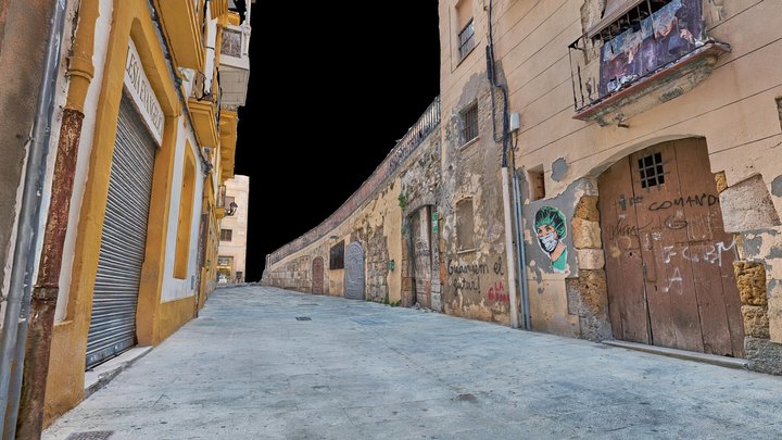 Street scan Tarragona part 5 3D Model