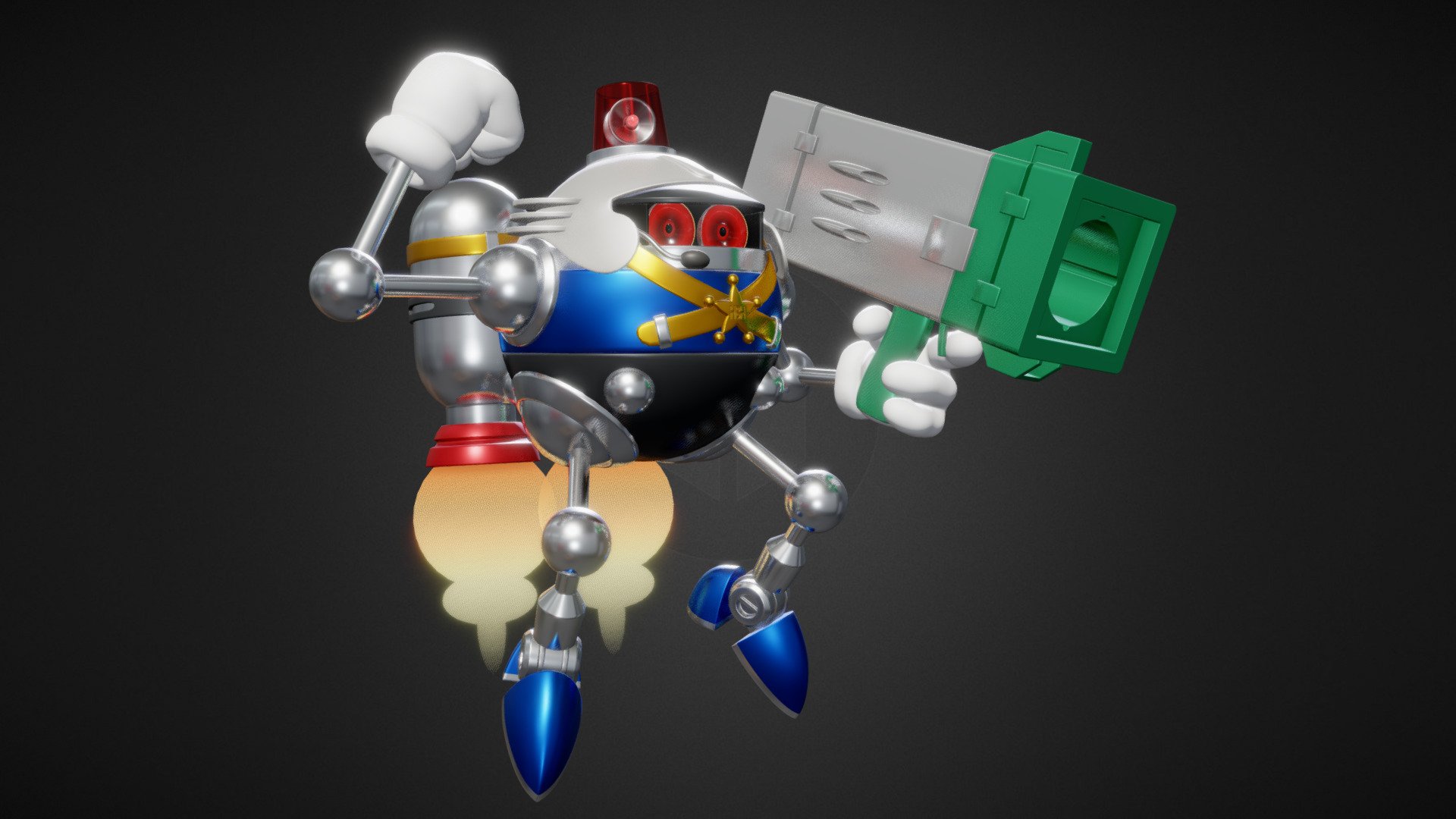 PC / Computer - Sonic Mania - Heavy Gunner - The Spriters Resource
