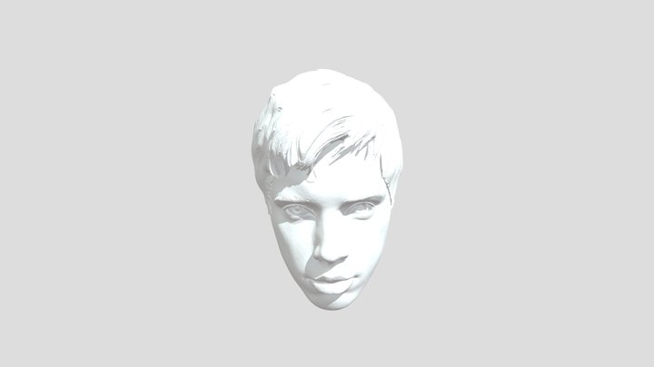 Young Man in Hoodie 3D Model