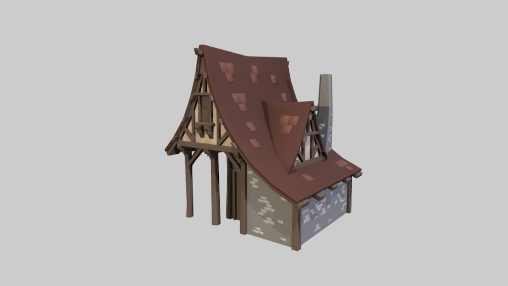 House - Blacksmith's workshop assets — Sketchfab embed 3D viewer
