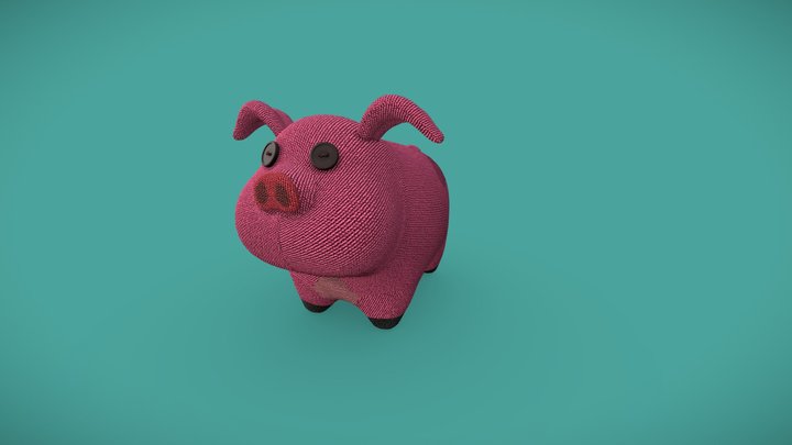 Waddles (soft toy) 3D Model