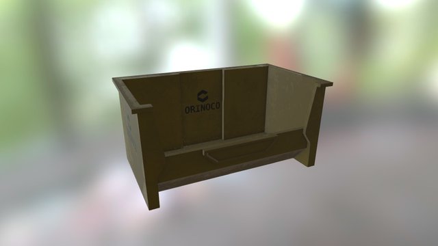 Cargo Bin 3D Model