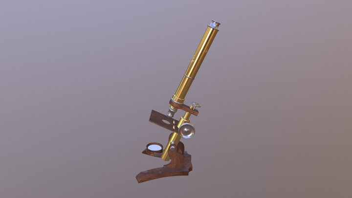Victorian Microscope 3D Model