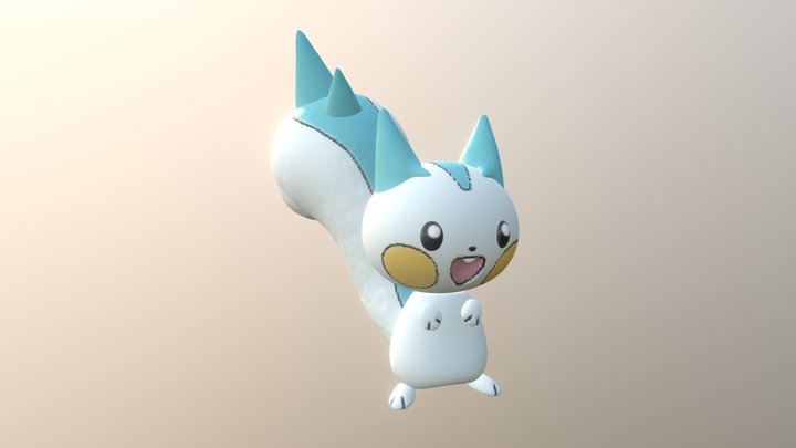 Pachirisu Model 3D Model