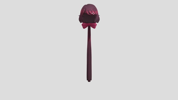 Q_LL_BowChan_Hair 3D Model