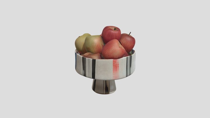 Healthy Arrangement Apples in Minimalist Bowl