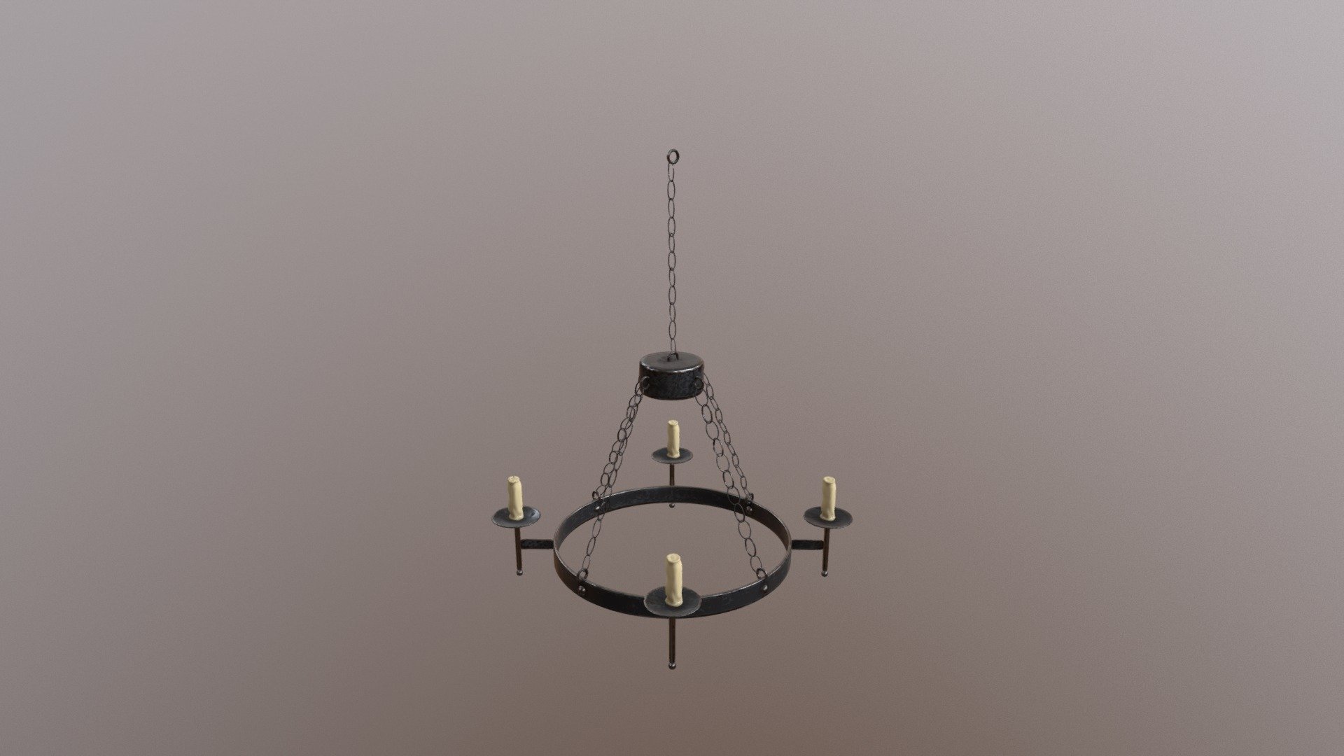 Asset 1: Medieval Chandelier Lamp