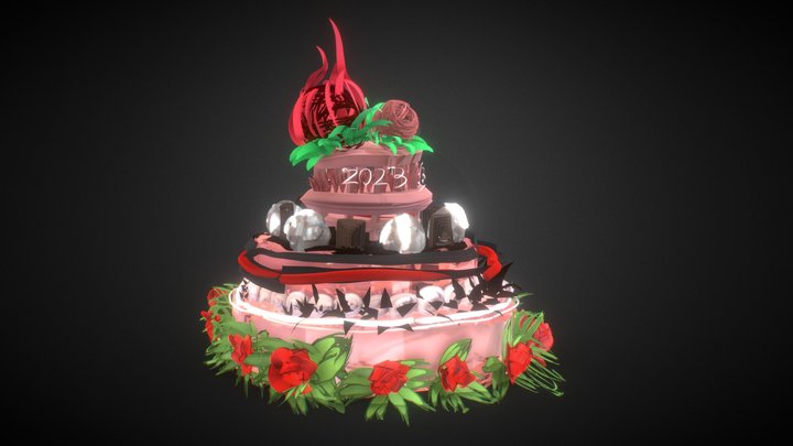 birthday cake 3D Model
