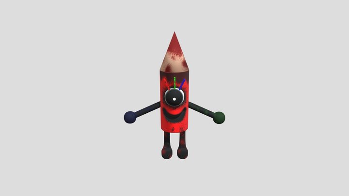 Penny The Pencil 3D Model