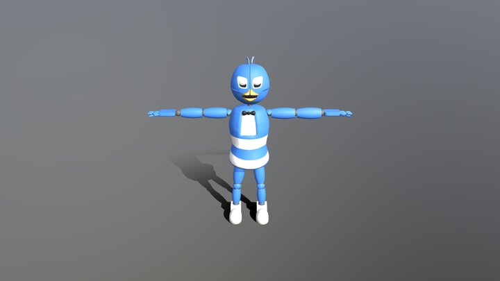 Fantasy tweetie v2 3D Model