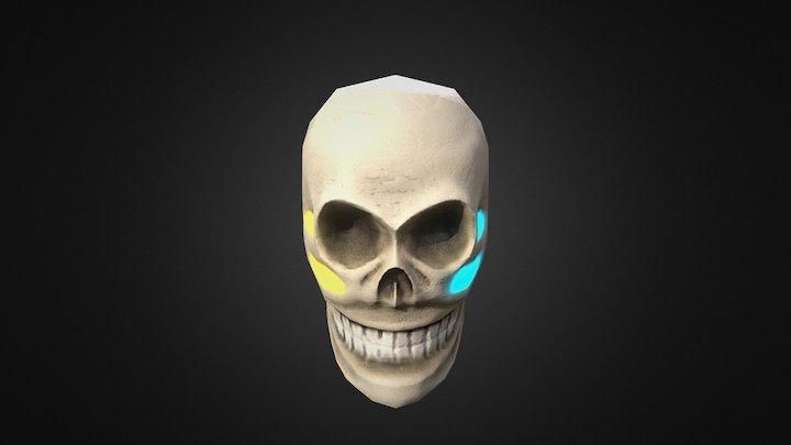 B2C2 Flamant Benjamin Skull 3D Model
