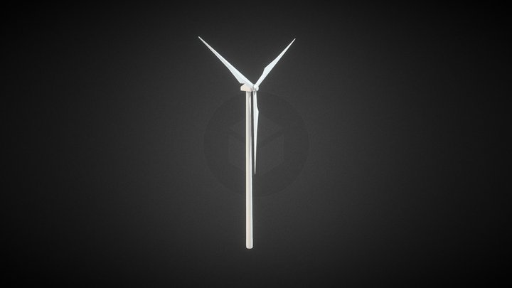Windmill (Animated) 3D Model