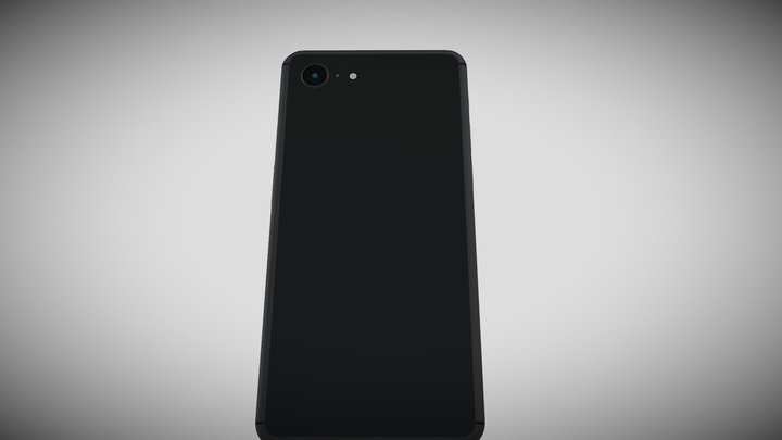 Realistic iPhone 8 black