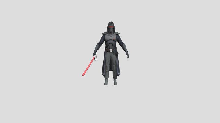 Star Wars inquisitor outfit 3D Model