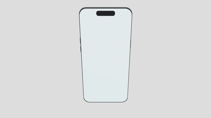 Iphone 15 Pro (black) 3D Model