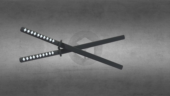 Black Dual Katana
