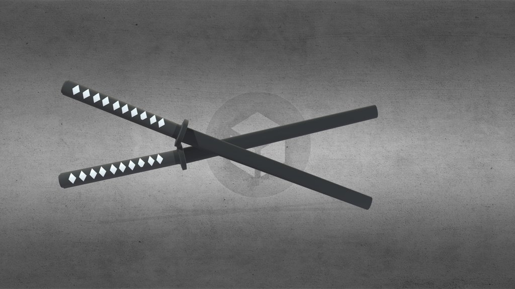 Black Dual Katana