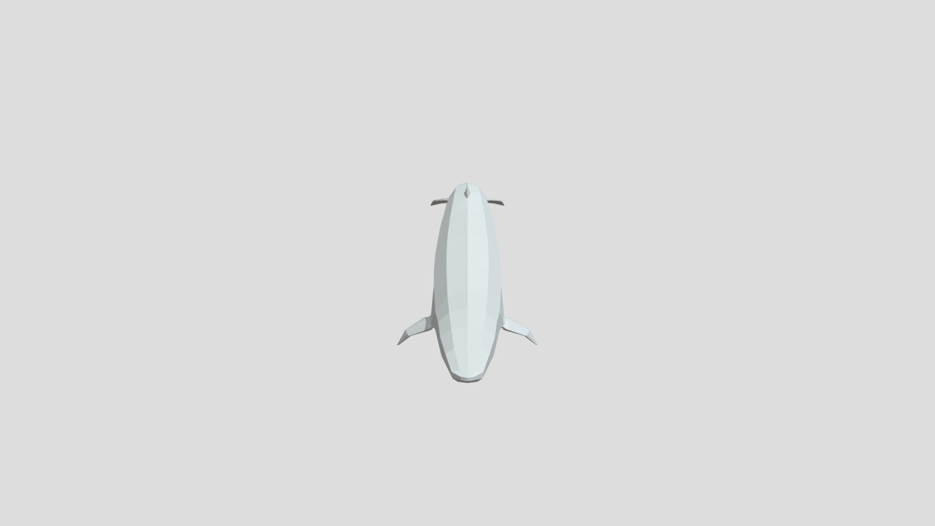 Finback whale from Poly by Google