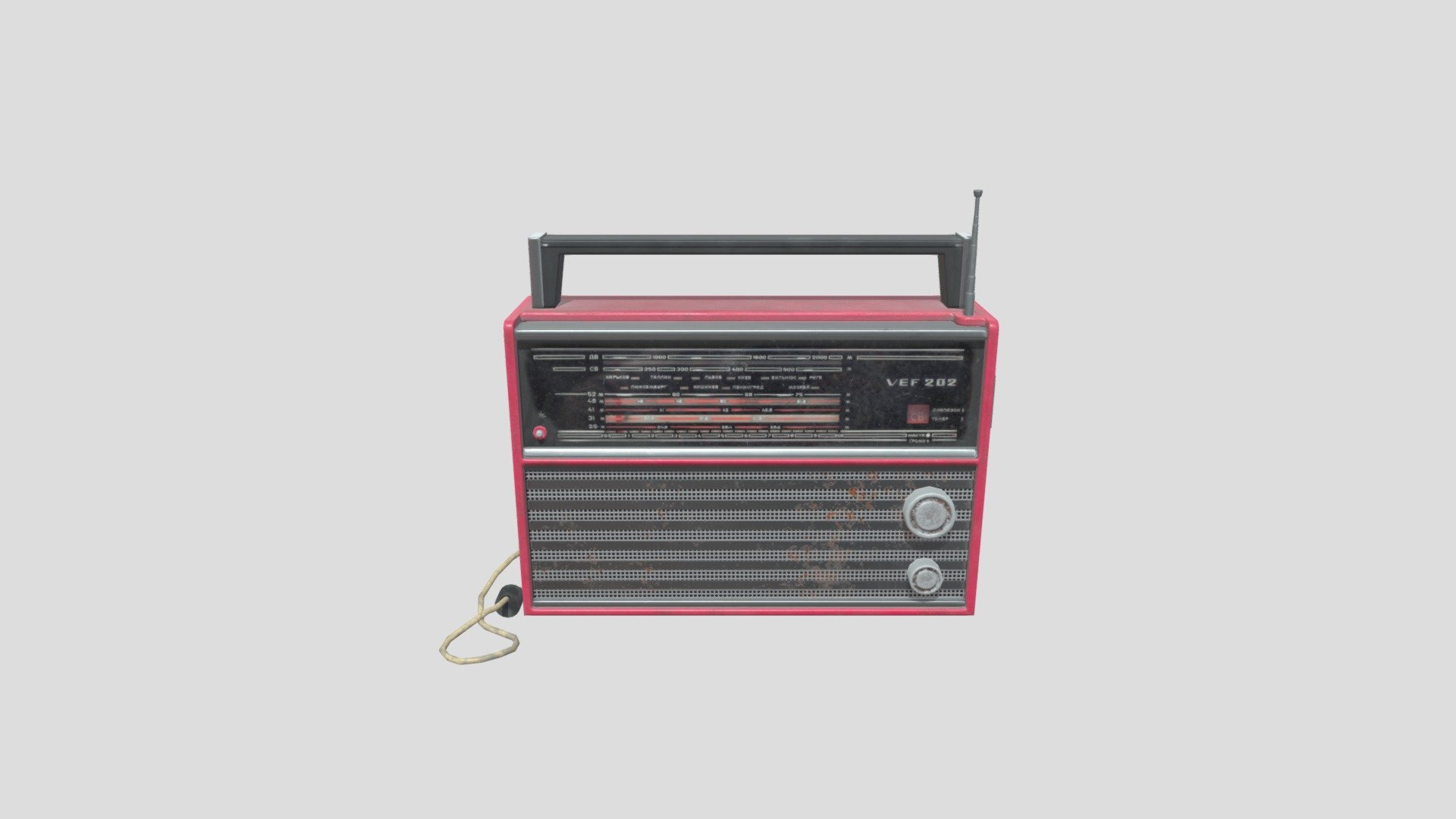 Radio (XYZ School - diplom) - Download Free 3D model by eli22008 ...