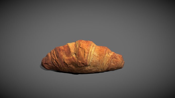 Croissant Photoscan 3D Model
