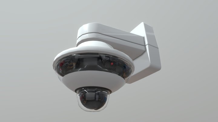 AXIS-Q6010-E Surveillance Camera 3D Model