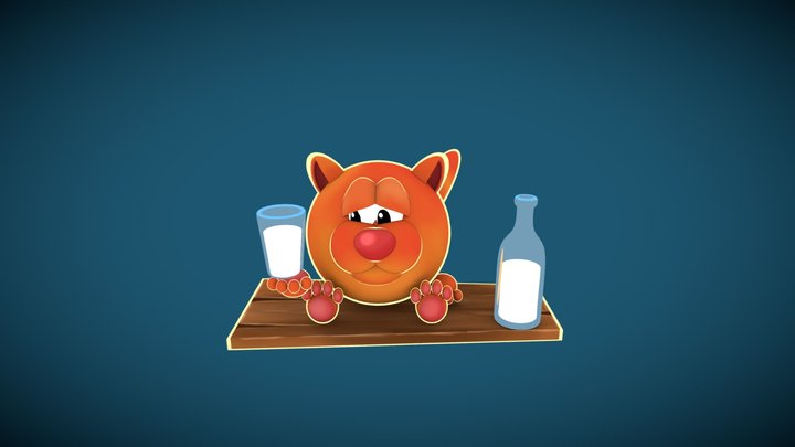 Cat 3D Model
