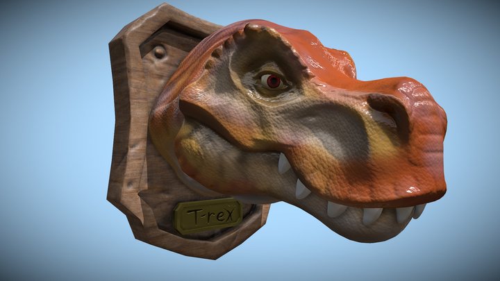 Trex_trophy 3D Model