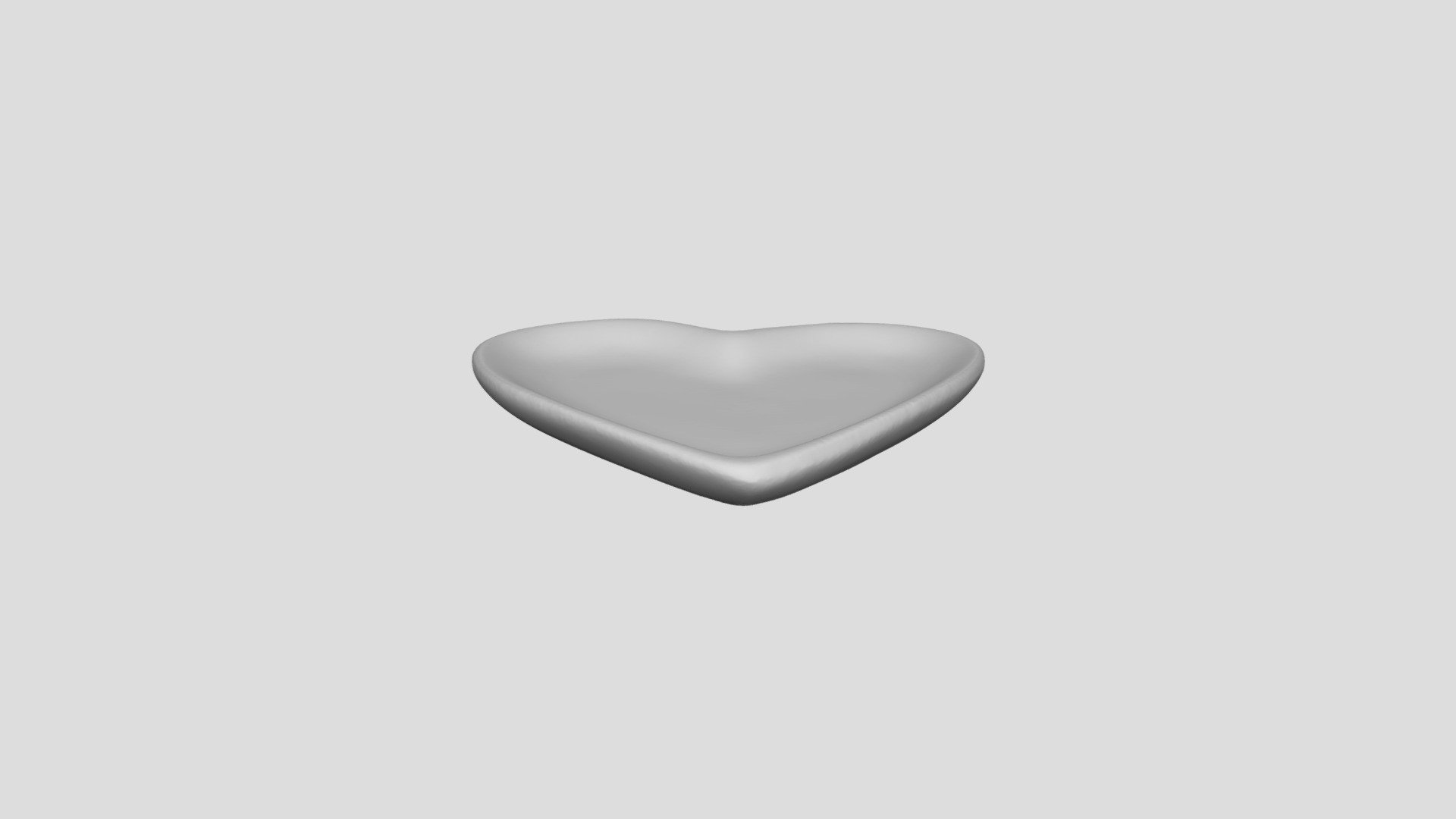 Heart Shaped Dish — Sketchfab embed 3D viewer