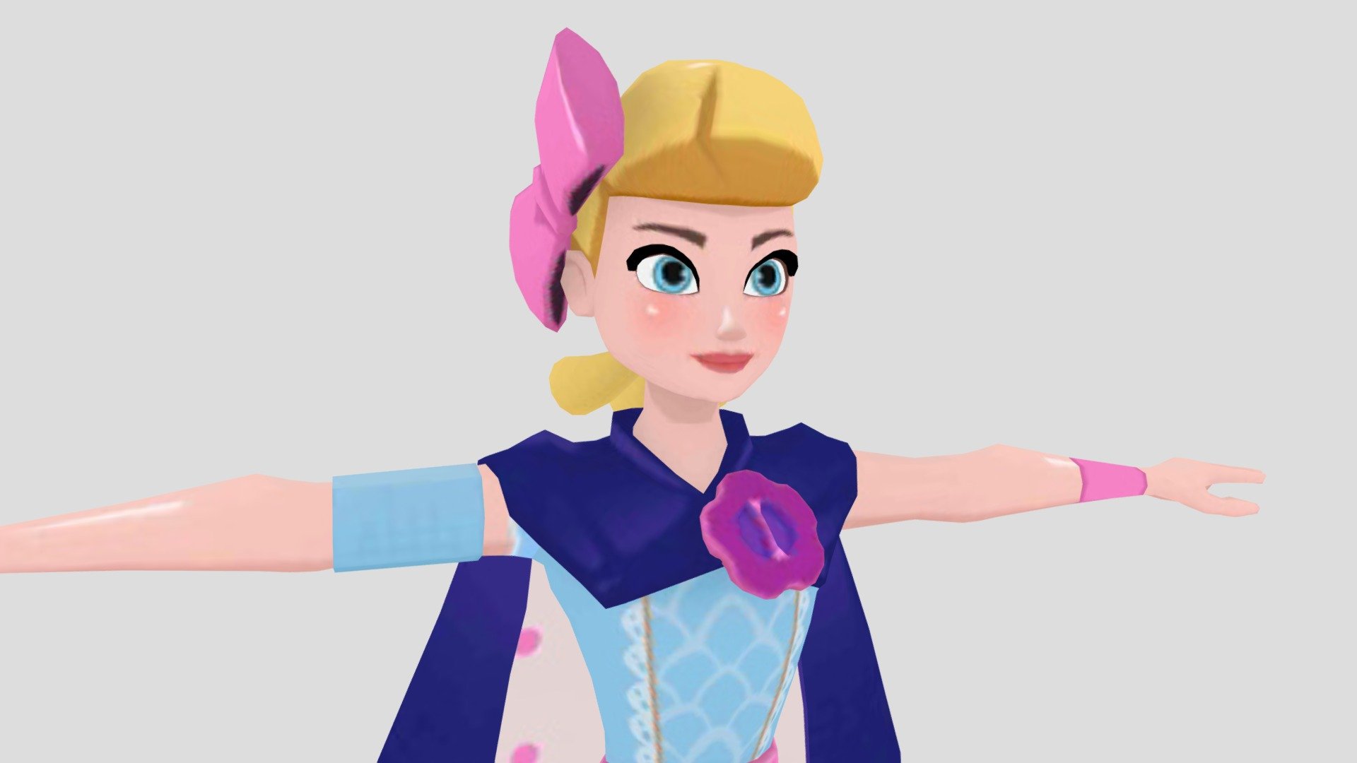 Bo Peep - Download Free 3D model by ThisIsntAPerson [144082e] - Sketchfab