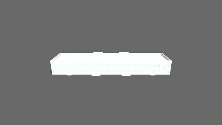 Car Shop Building 3D Model