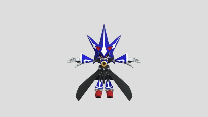 Neo Metal Sonic 3D Model