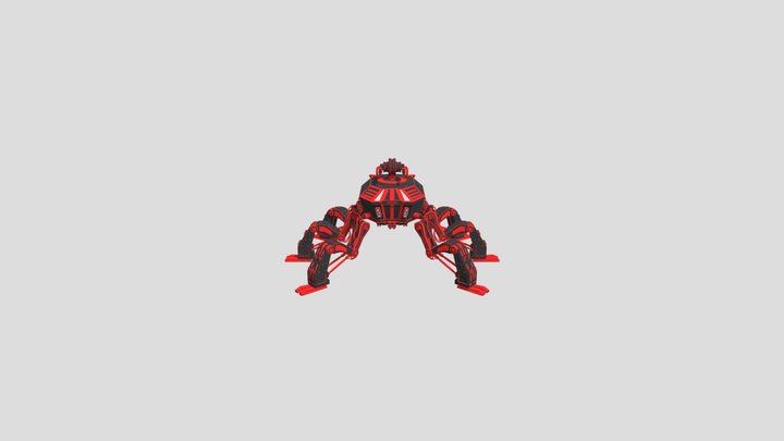 Mecha-001 3D Model