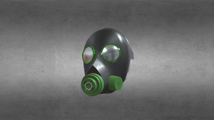 Gas Mask 3D Model