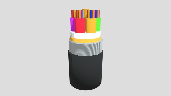 Cables_Fibra_Optica4 3D Model