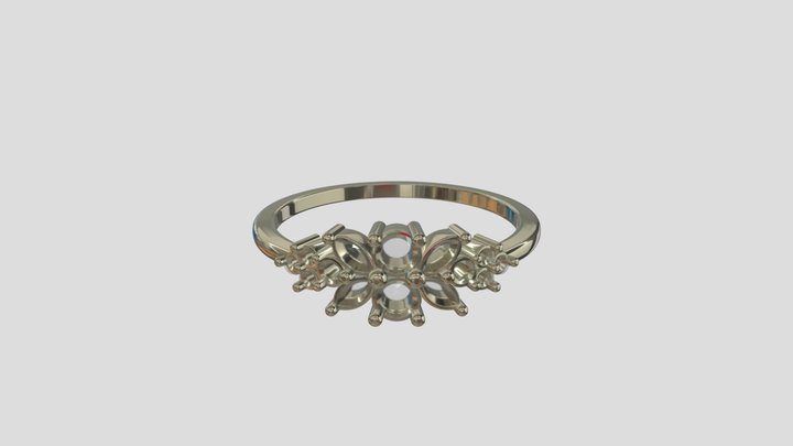 ATRG004 goldring wedding engagement luxury – Free 3D Model STL