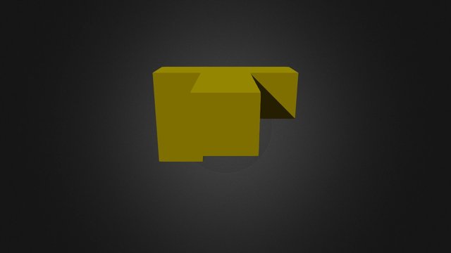 Yellow Part 3D Model