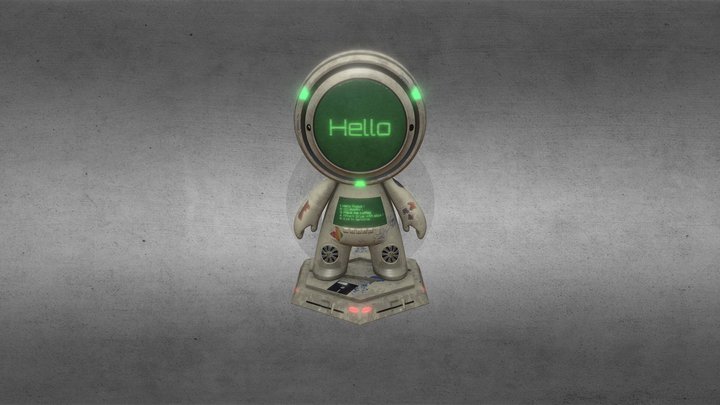 Meet MAT - Retro Computer 1.0 3D Model