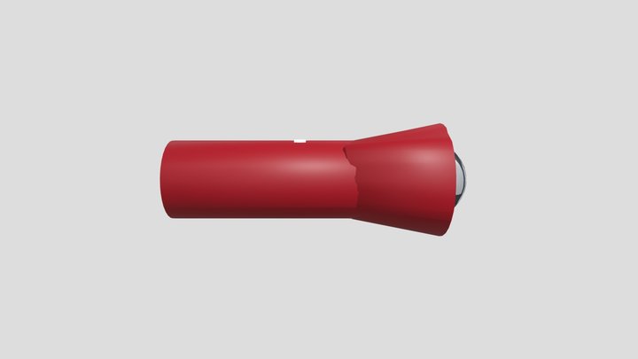 3D Flashlight Model – Simple and Functional 3D Model