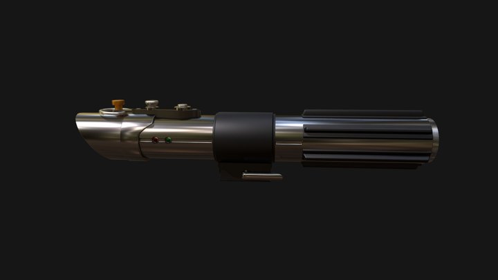 Anakin Skywalker's First Light Saber 3D Model