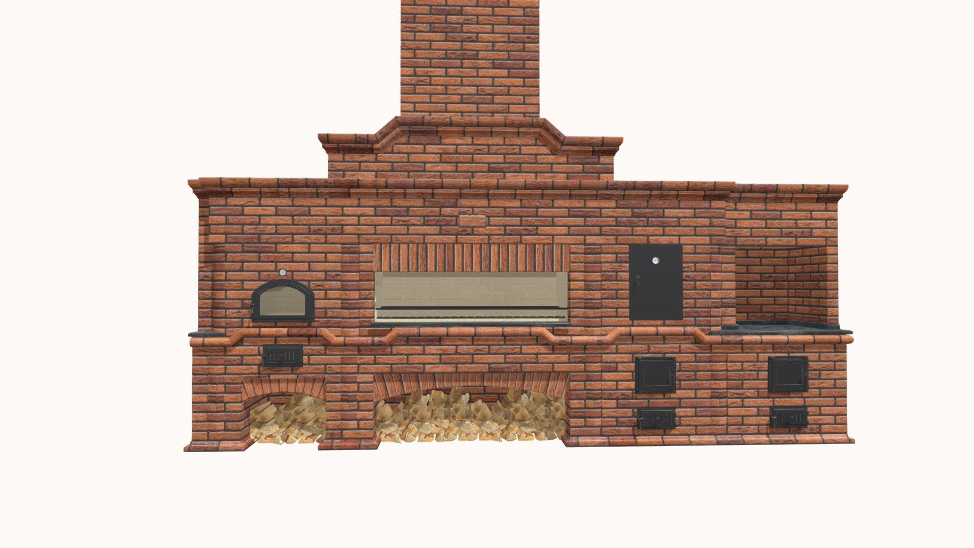 Печной комплекс Рустик — Sketchfab embed 3D viewer