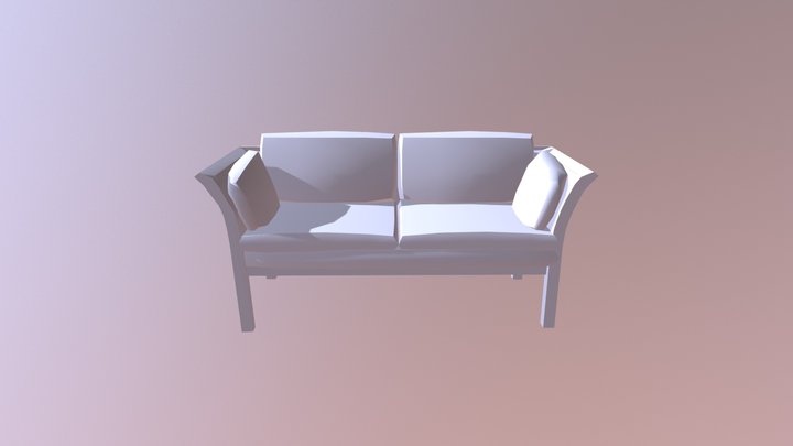 1970's Couch 3D Model