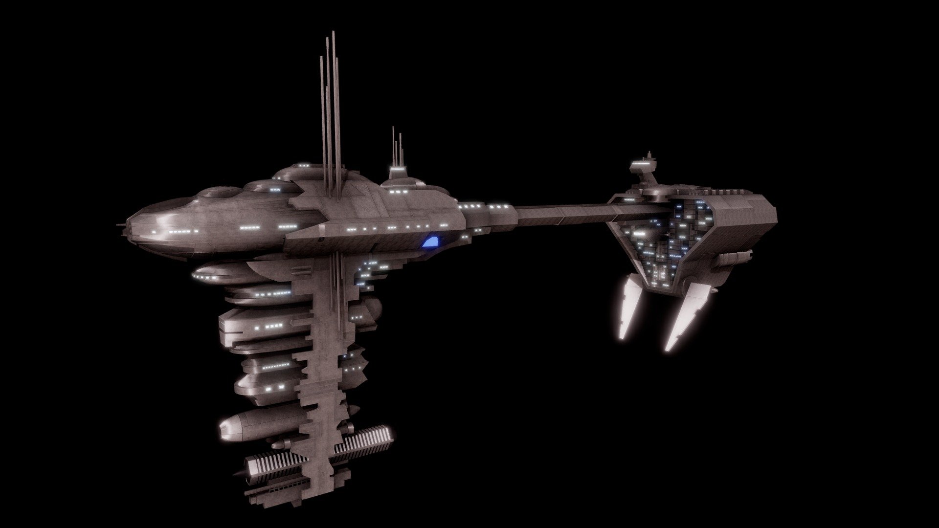 Nebulon B Frigate - 3D Model By Yamahadrummer2017 [14481dc] - Sketchfab