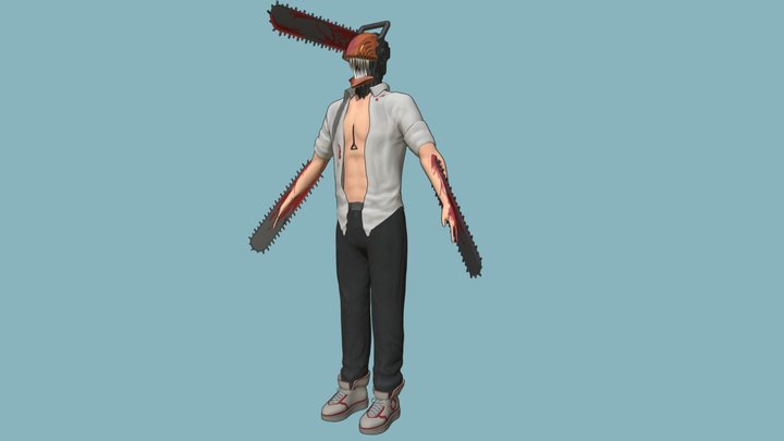 Denji ~ Chainsaw Man 3D Model