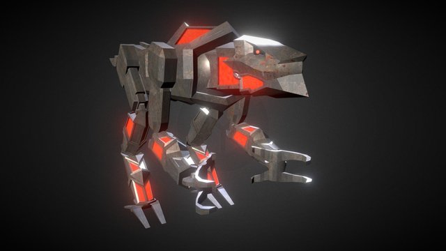 Dino Droid 3D Model