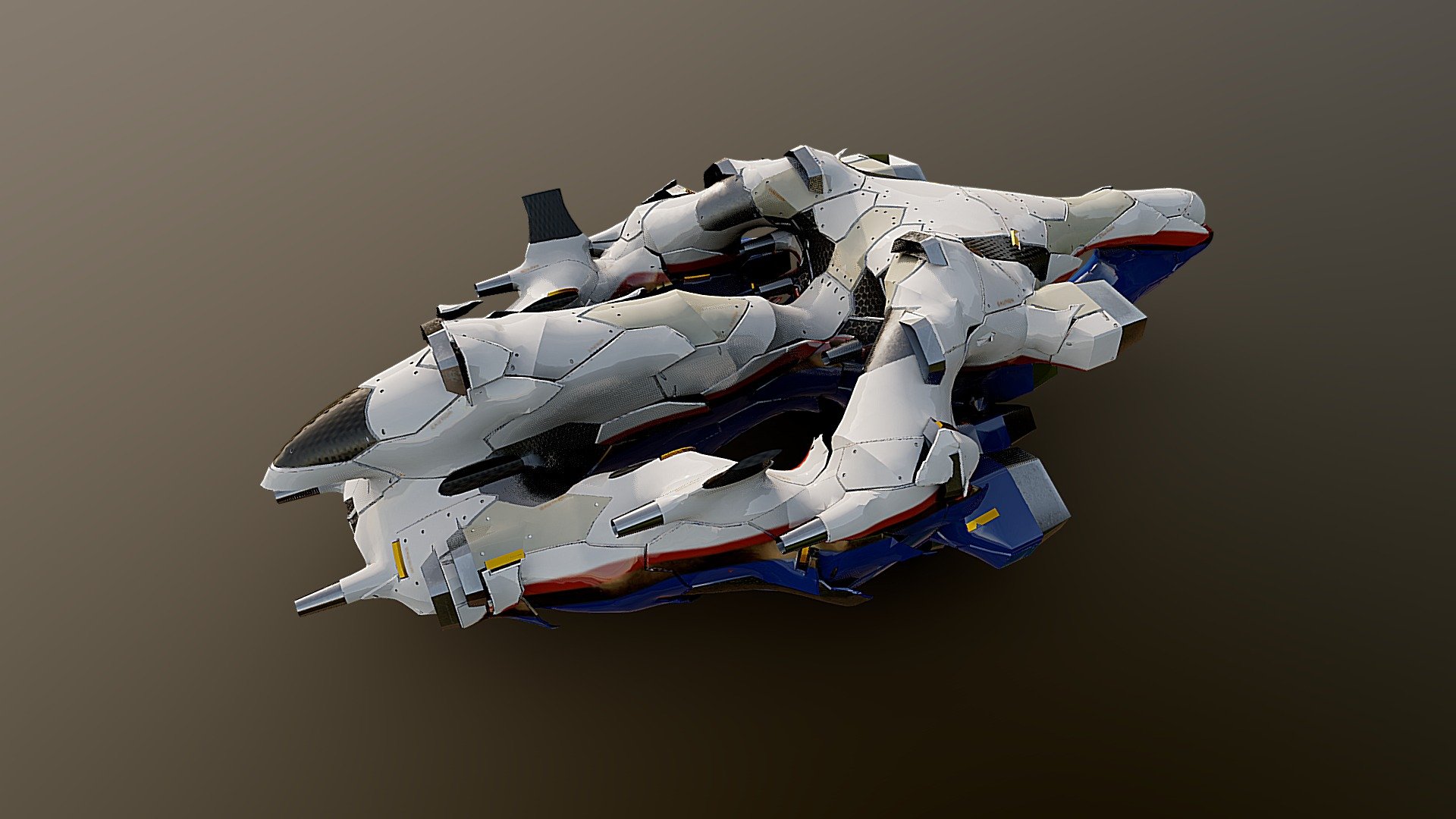 Procedural Hard Surface Modeling Test 9.2