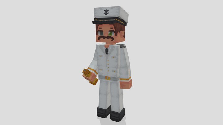 Captain 3D Model