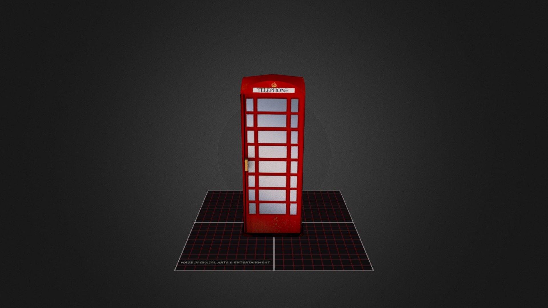 Phonebooth 3d Model By Hilalidries [1449e4d] Sketchfab