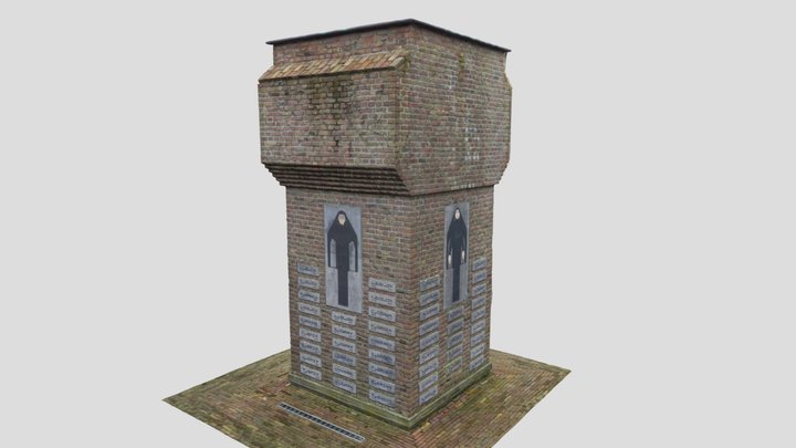 Fishermen’s Memorial - Egmond aan Zee (1922) 3D Model