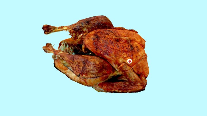 Thanksgiving Turkey 2018 3D Model